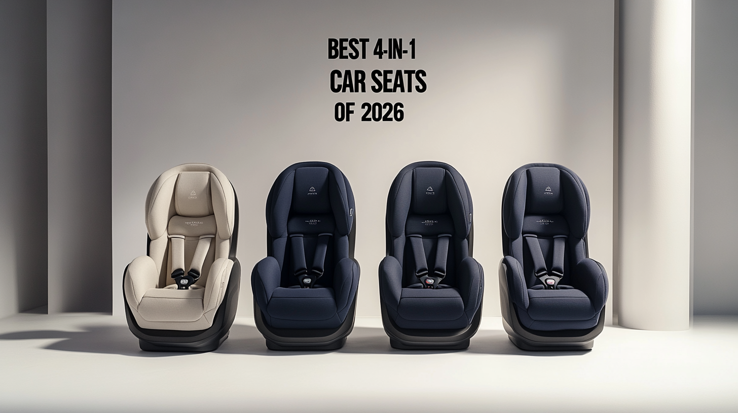Best 4-in-1 car seats for 2026 displayed side by side